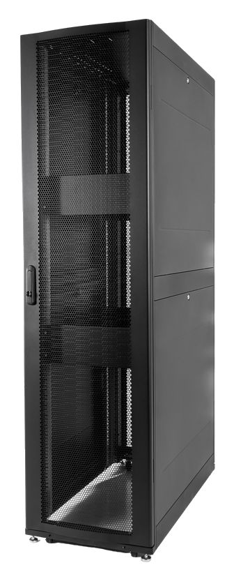 ШТК-СП-48.6.10-44АА-9005 — 48U, 600 × 1000, двери перфорированные