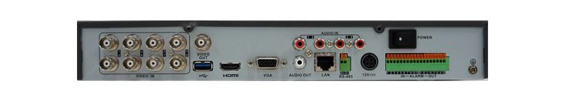 Гибридные HD-TVI видеорегистраторы HiWatch DS-H308QA (8 каналов, 1 HDD)