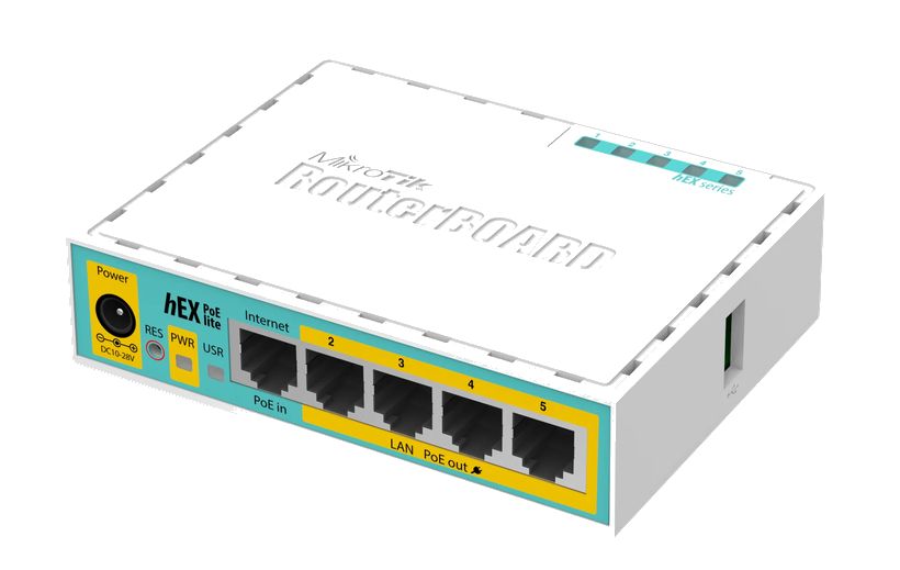 hEX PoE lite (RB750UPr2)